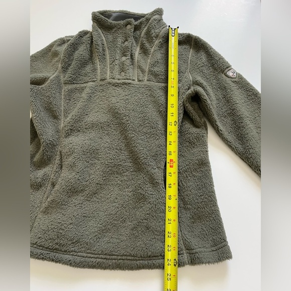 Kuhl Avalon Snap Pullover Fleece Size Small Green - Picture 7 of 7